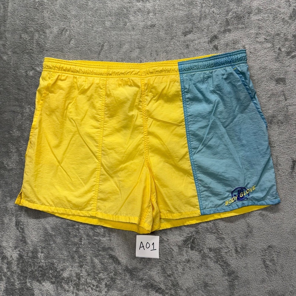 vintage body glove swim trunks size Large Y2K